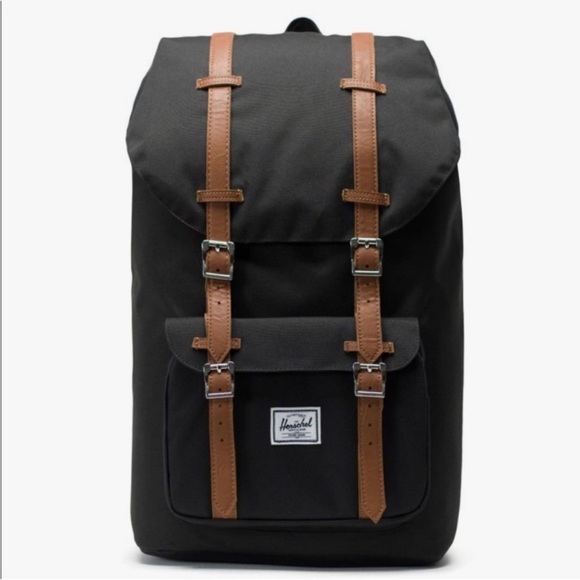 Herschel Supply Company Handbags - Herschel supply Little America Backpack black brown LIKE NEW